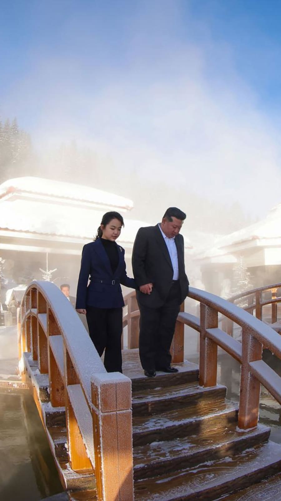 Kim Jong Un visits new mountain resort in North Korea