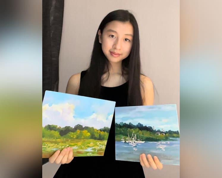 16-year-old rallies 50 teens to hold charity art exhibition to raise funds for needy children