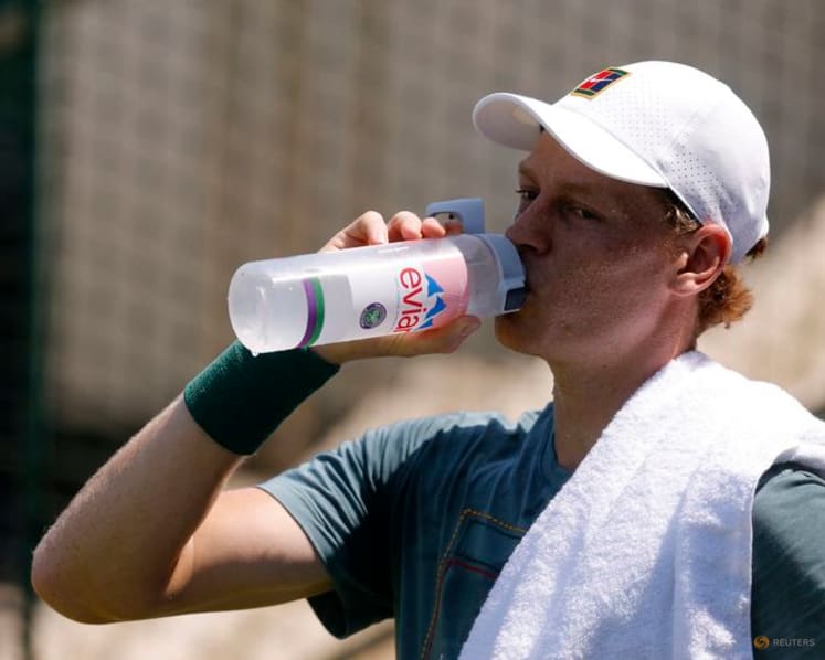 Sinner says he feels better before Wimbledon after French Open heat woes