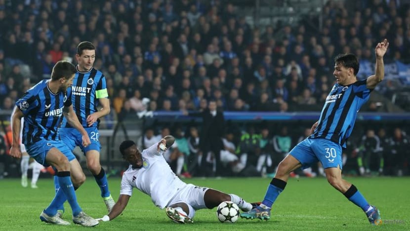 Villa lose to Club Brugge after bizarre Mings handball