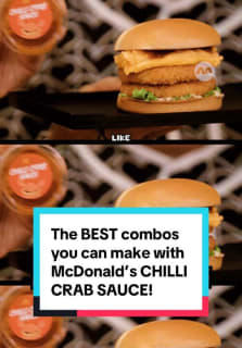 "One Chilli Crab Sauce, endless hacks! The Muttons tried them all — but only one @mcdsg combo won. Any guesses? #8dayseatrestaurant #mcdsg #chillicrab #sgtiktok #sgfyp 
