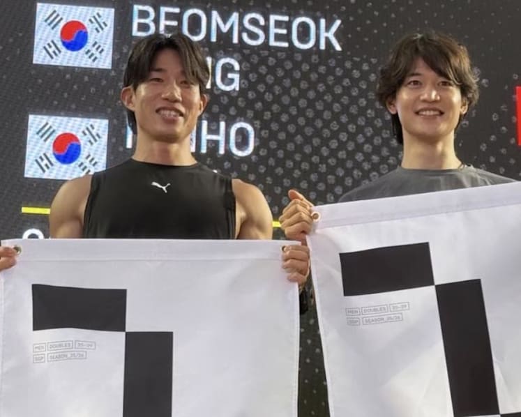Shinee’s Minho and Physical: 100’s Hong Beom-seok win their division at Hyrox Singapore 2026