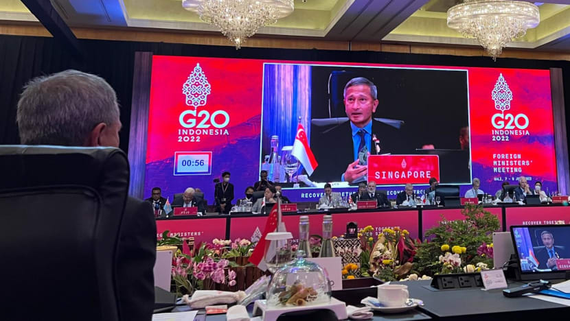 "Jangan jadikan makanan sebagai senjata," gesa Vivian Balakrishnan di Sidang G20