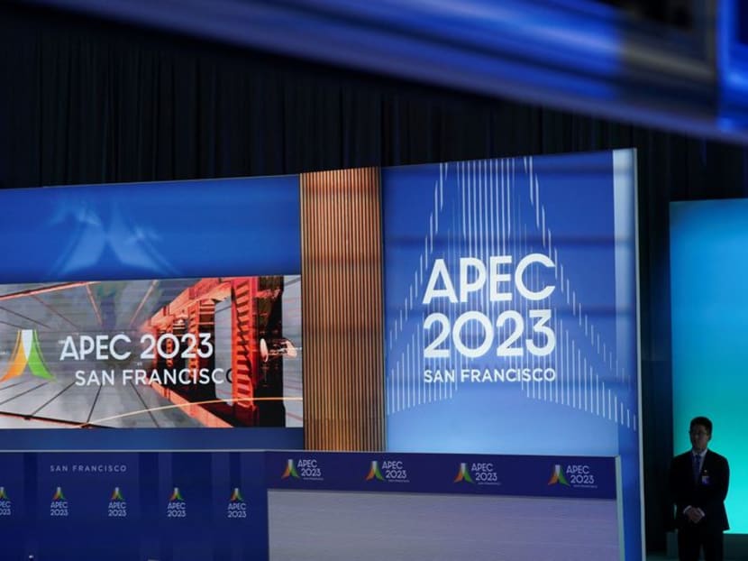 Staff member watches the site, ahead of the Leaders Retreat during the Asia-Pacific Economic Cooperation (APEC) Summit in San Francisco, California, U.S. November 17, 2023. REUTERS/Loren Elliott