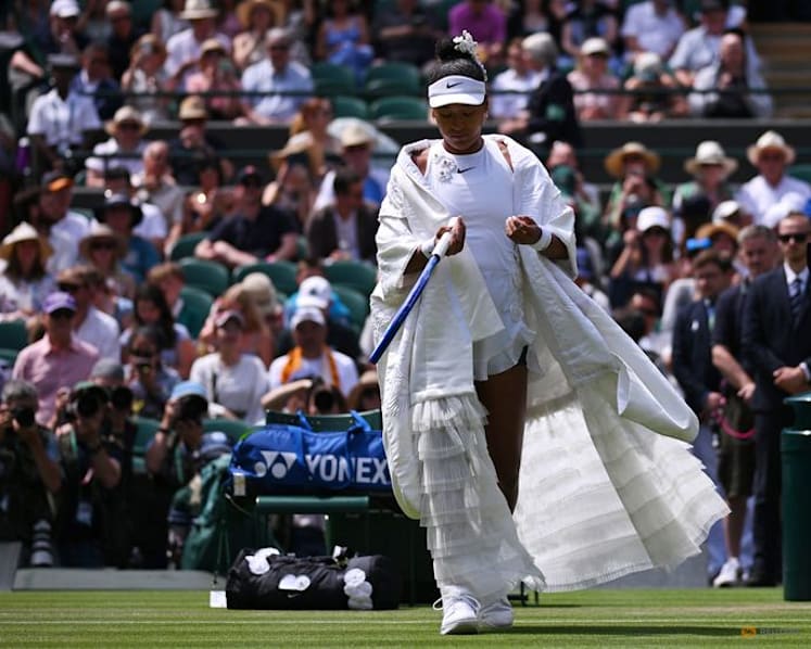 Osaka talks fashion but lets her game speak for itself in best Wimbledon run