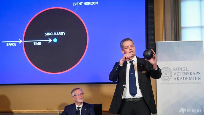 Three scientists win Nobel physics prize for black hole finds