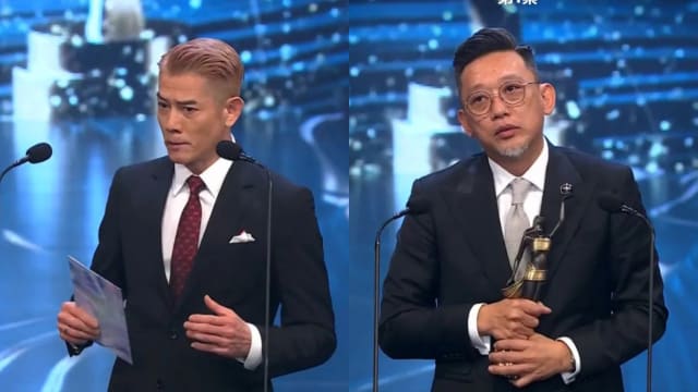 郭富城担任颁奖嘉宾　《命案》郑保瑞夺金像奖“最佳导演”