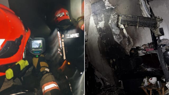 榜鹅执行共管公寓单位起火 三人送院