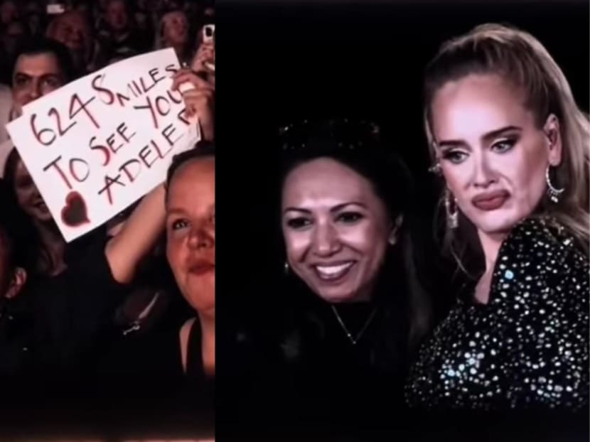 Fan from Singapore invited onstage by Adele during Munich concert