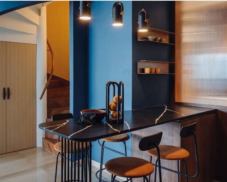 Turning a penthouse with an awkward floorplan into a stylish designer home