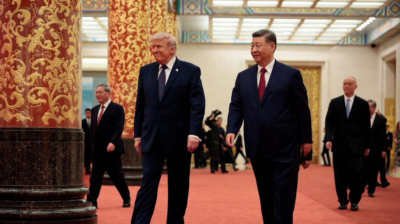 特朗普抵达国宴地点