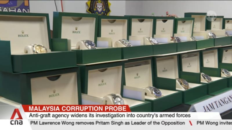 Malaysia's anti-graft agency widens its investigation into country's armed forces 