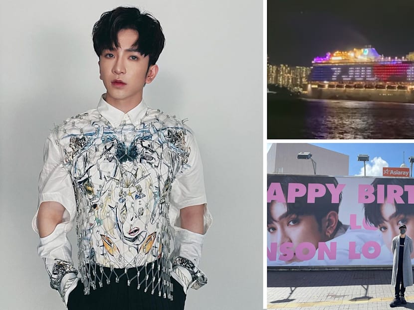 Fans of HK Singer Anson Lo Splashed Over S$174K On Cruise Ship Light-Up, Billboard Display To Celebrate His Birthday