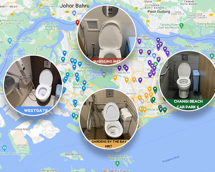 #trending: 24-year-old maps Singapore toilets with bidets on Google, earning rave reviews from netizens
