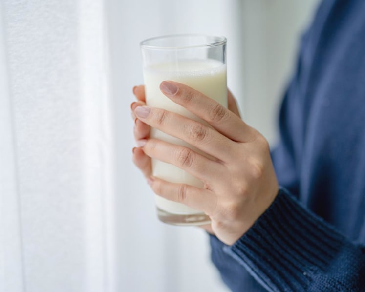 Treatment for chronic diarrhoea, abdominal pain might be found in milk
