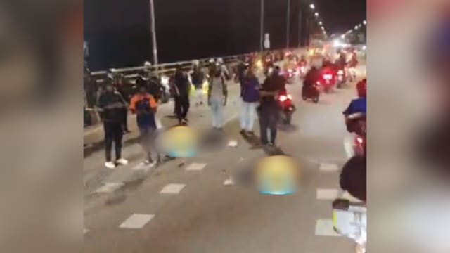 大士关卡往马国方向发生车祸 目击者称两人丧命