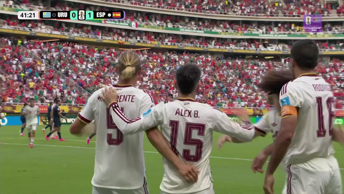 Uruguay vs Spain World Cup 2026 match highlights
