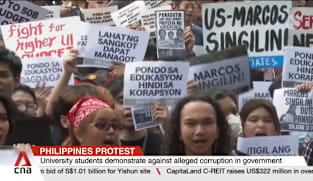 University students in Philippines rally against budget cuts, alleged corruption in government 