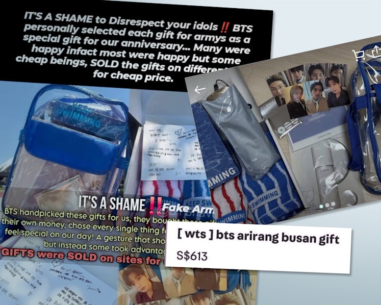 BTS fans upset after exclusive Busan concert gift bags appear on resale platforms