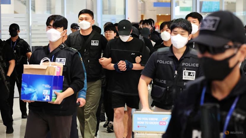 South Korea police seek warrants to hold 59 scam centre suspects in custody