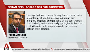 Pritam Singh apologises, accepts his statements on TV show may be in contempt of court 