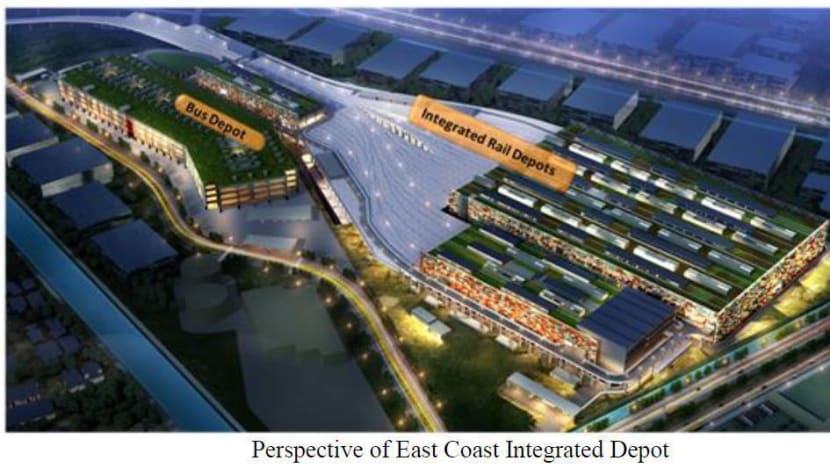 4-in-1 rail and bus depot will be built in East Coast for S$1.99 billion