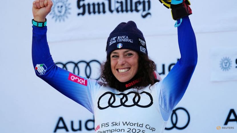 Alpine skiing-Italy's Brignone back on the slopes seven months after leg fractures