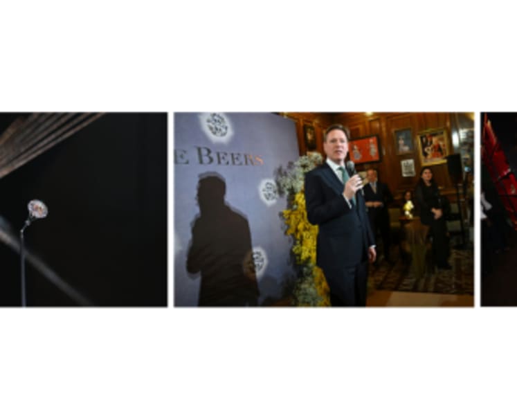 Together with Poppy Delevingne, Nathalie Emmanuel, and Archie Madekwe De Beers celebrates Diamonds, Art, and Love at Maison Assouline