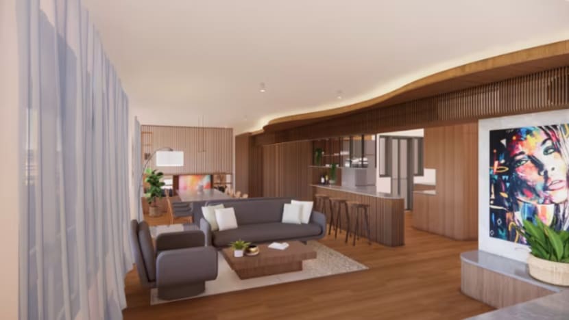 Flat konsep terbuka HDB tawar lebih banyak 'kebebasan', namun nilai jualan semula boleh terjejas, kata pereka dalaman