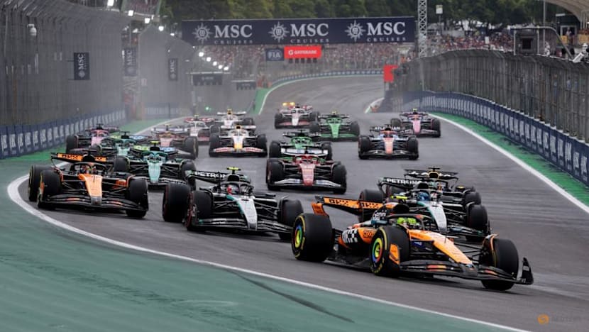 Norris poised for big leap in title race with Sao Paulo pole