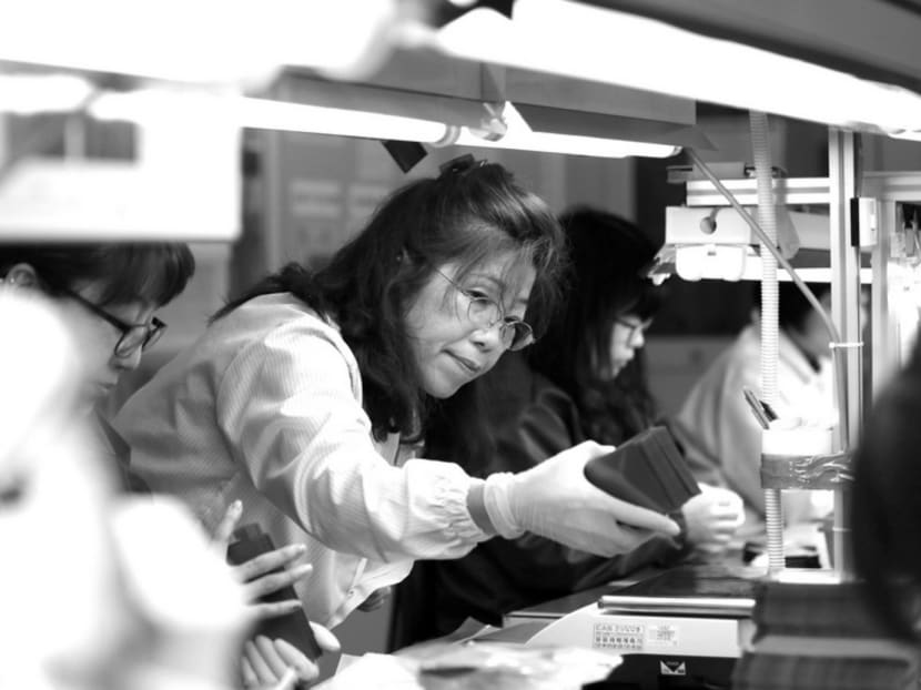 Workers in a factory in Ansan, South Korea. The country is among a group of nations whose PSR is expected to fall to about 1.5 working-age people per each elderly person by 2050. Photo: Reuters