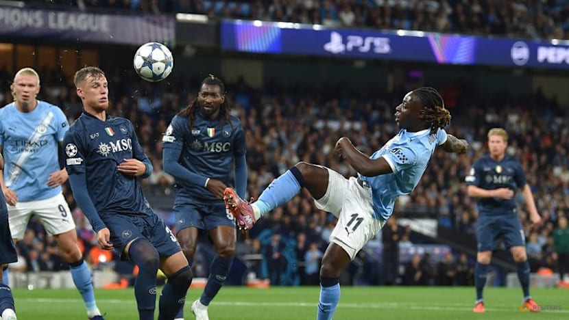 Haaland nets landmark goal as City beat 10-man Napoli in Champions League