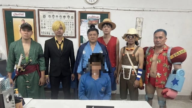 从海贼王到迪士尼公主 泰警创意贴文获赞