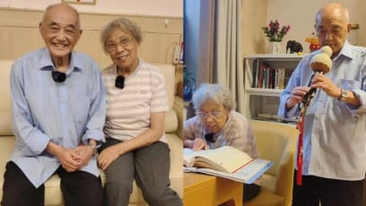 102-Yr-Old Man & 85-Yr-Old Woman Fall In Love At Old Folks Home; Receive Blessings From Each Other's Kids
