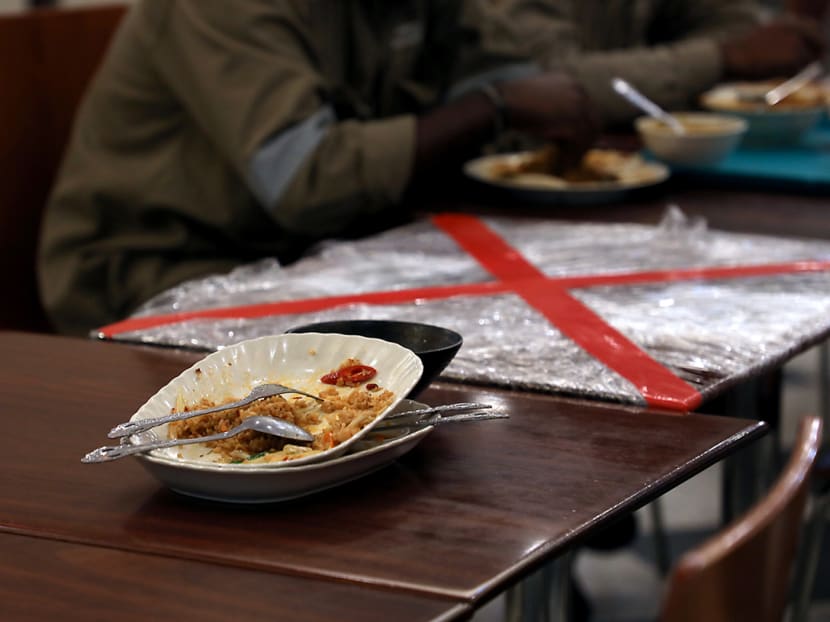 The authorities will be taking a firmer line against those who leave dirty trays, crockery and litter on their tables. The authorities will be taking a firmer line against those who leave dirty trays, crockery and litter on their tables.