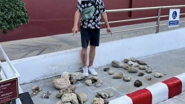 非法偷窃逾50块珊瑚石 俄罗斯男普吉岛被捕