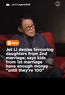 Jet Li says the his family isn't what people think. #8dayssgAsianEnt  #8dayssg #JetLi #celebrityfamily #rumors 