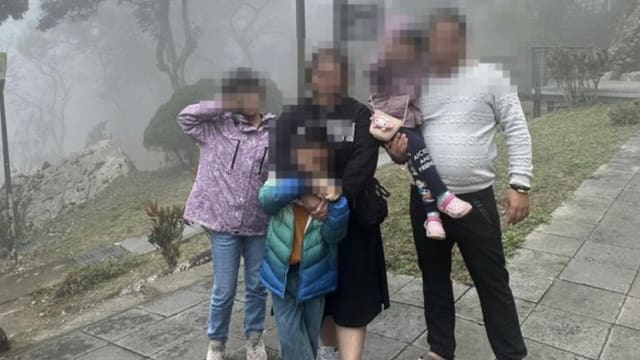 台湾一家五口失联 已寻获三人遗体