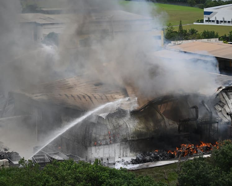 Authorities investigating after fourth fire in seven years at Kranji warehouse