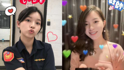 Pretty Taiwanese Policewoman, 24, Films Anti-Scam Video; Netizens Say They Would Willingly Fall Victim To Her