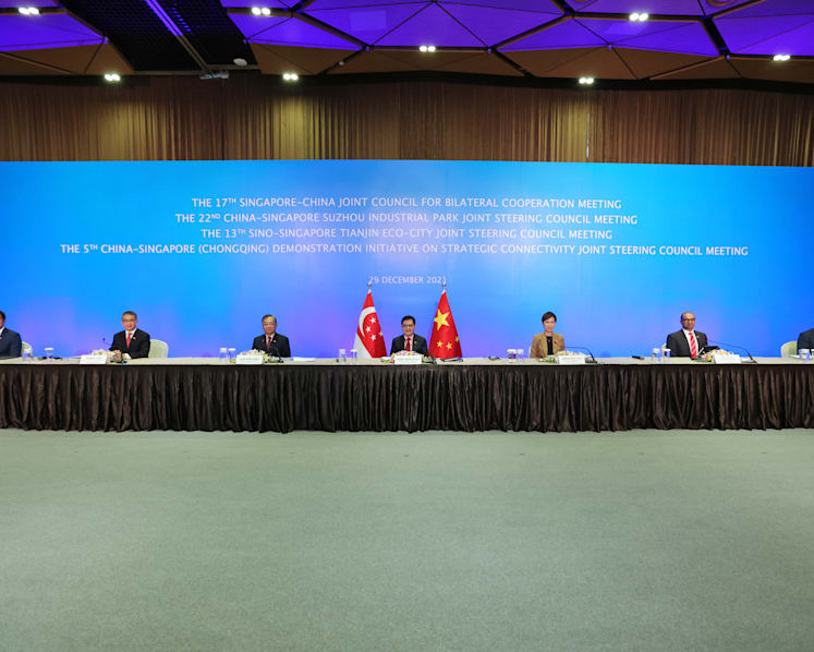 Singapore, China reiterate commitment to free and open trade