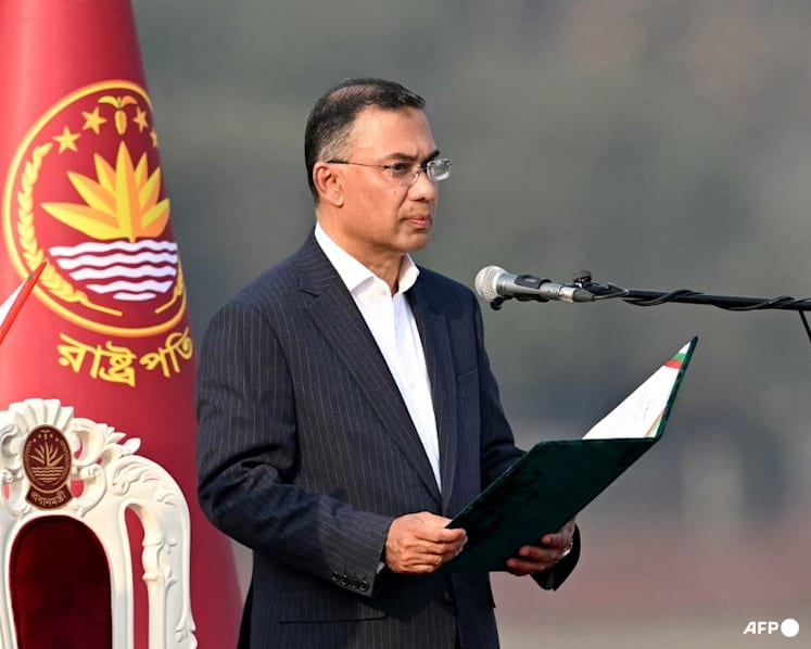 Tarique Rahman sworn in as Bangladesh's PM after landslide election victory