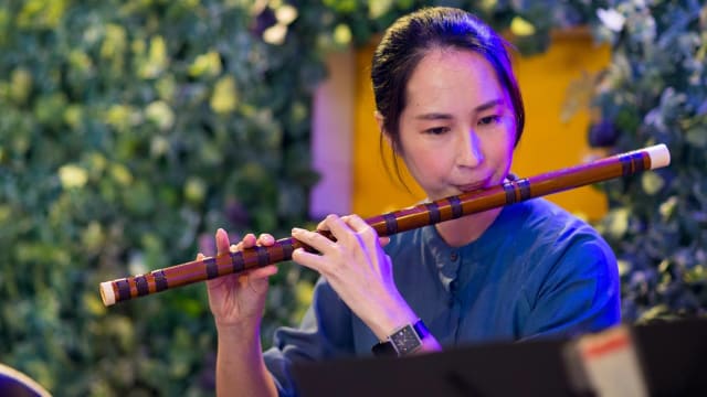 时隔3年再办实体粉丝见面会　蔡琦慧呈献笛子吹奏表演