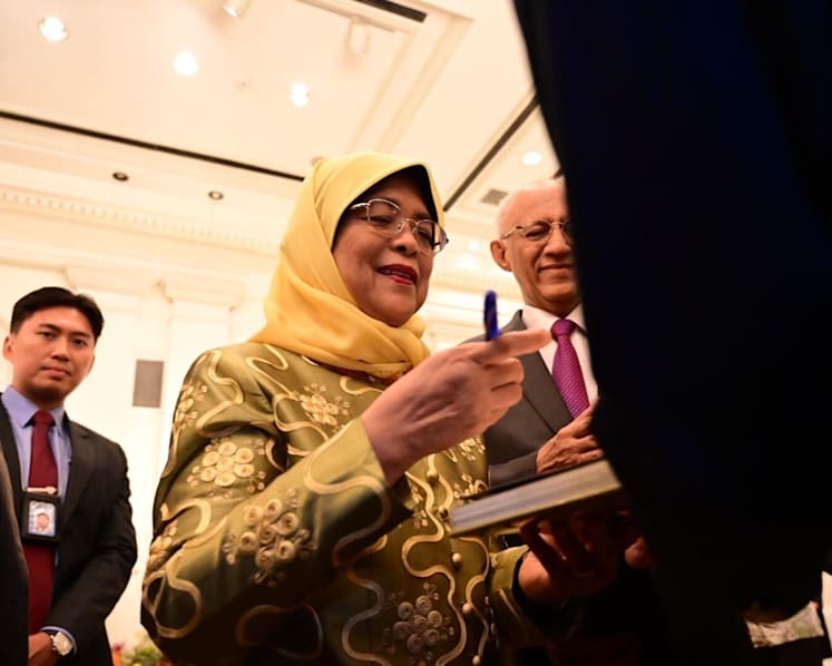 In pictures: President Halimah Yacob bids goodbye at the Istana on last day of her term