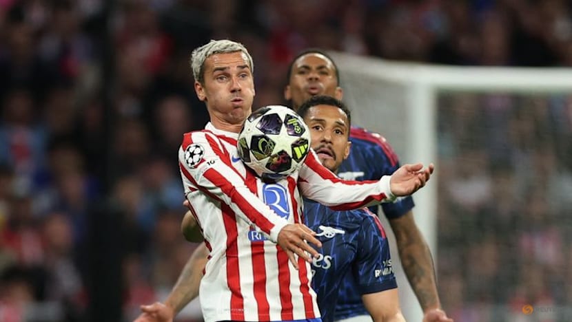 Griezmann tells Atletico to take second-half bite to Arsenal for return leg