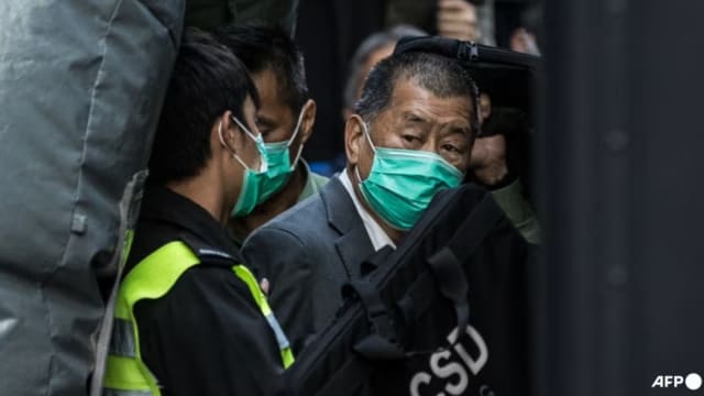 涉违反国安法案续审 黎智英首次出庭辩护