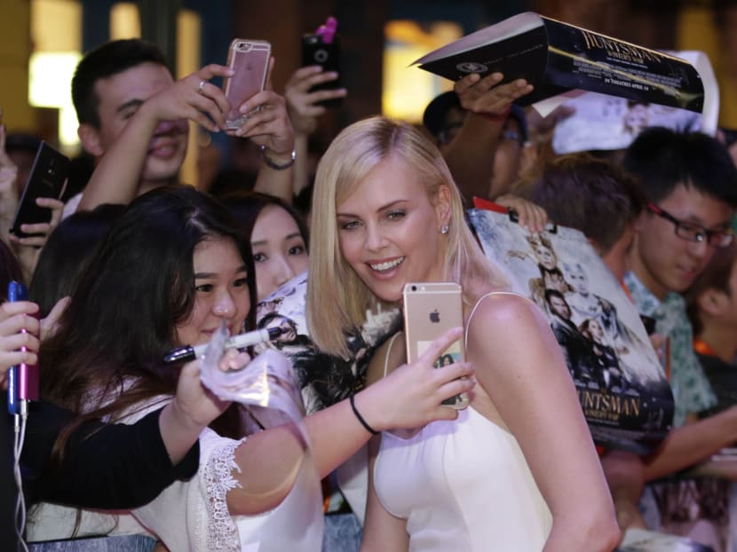 The Huntsman stars feel the heat in S’pore