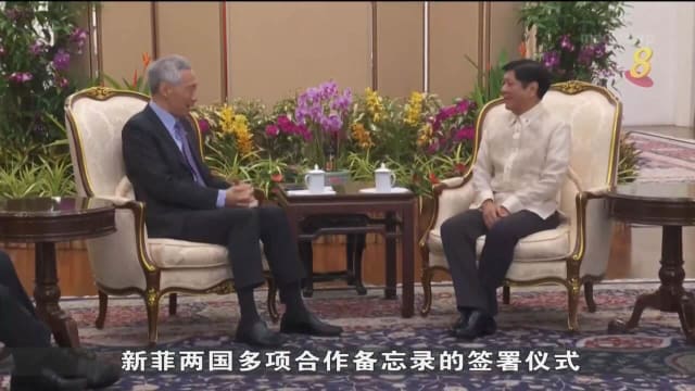 菲律宾总统小马可斯出席胡姬花命名仪式