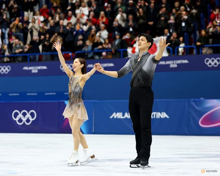 Figure Skating-Japan's Kihara says he skated through tears to claim Olympic pairs gold