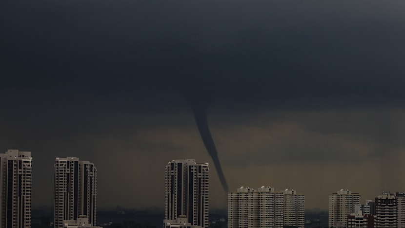 Waterspout spotted near East Coast Park area on Saturday afternoon